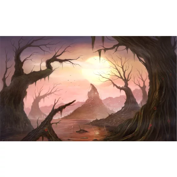 Kraken Wargames - TCG Mat 61x35cm - Swamp-KWG-TCG-37