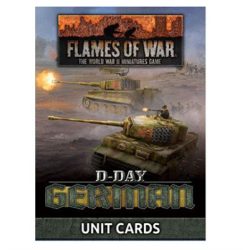 Flames of War - D-Day: Germans Unit Cards - EN-FW263U