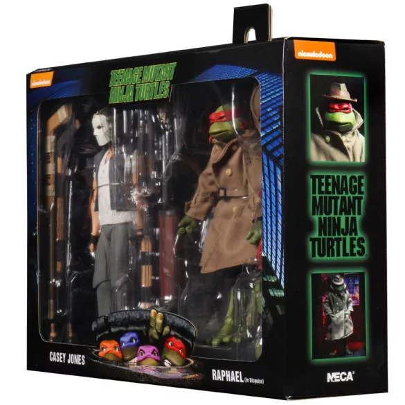 Teenage Mutant Ninja Turtles - Casey Jones & Raphael in Disguise 2 pack Action Figures 18cm-NECA54124