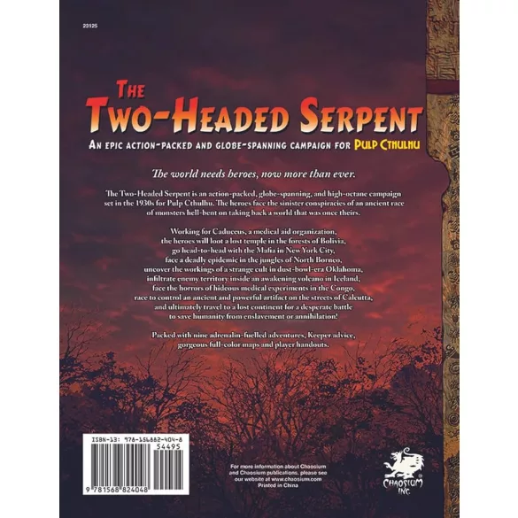 Call of Cthulhu RPG: The Two-Headed Serpent kampánykönyv (EN)