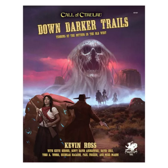 Call of Cthulhu RPG - Down Darker Trails szerepjáték kiegészítő - angol kiadás