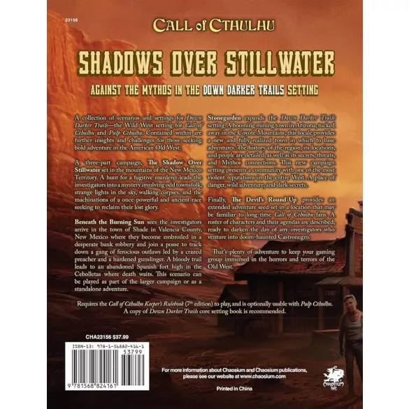 Call of Cthulhu RPG - Shadows over Stillwater - EN-CHA23156-H