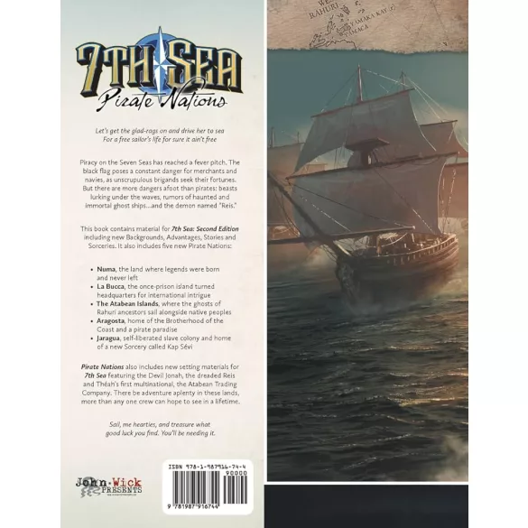 7th Sea RPG - Pirate Nations - EN-CHA7003-H