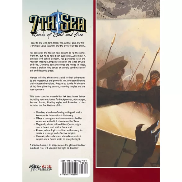 7th Sea RPG - Lands of Gold and Fire - EN-JWP7008