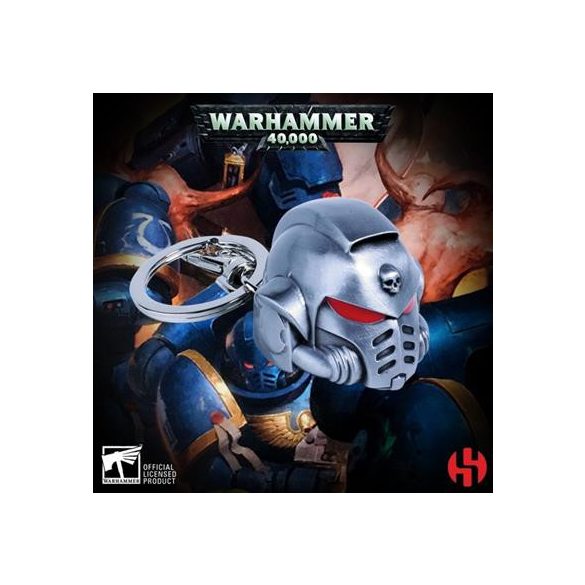 Primaris Space Marine Metal Helmet Keychain - Warhammer 40K-WHK-K002
