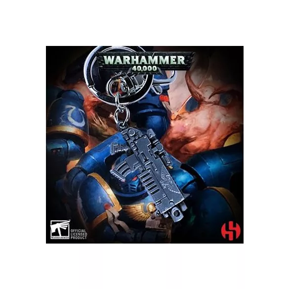 Warhammer 40K - Bolter Metallic Finish Keychain-WHK-K007