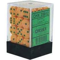 Chessex Speckled 12mm d6 Dice Blocks with Pips (36 Dice) - Lotus-25912