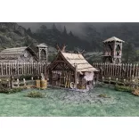Battle Systems: Northern Homestead - építhető faház készlet (28–35 mm)