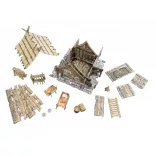 Battle Systems: Northern Homestead - építhető faház készlet (28–35 mm)