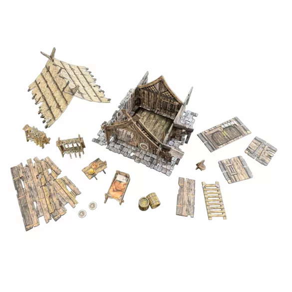 Battle Systems: Northern Homestead - építhető faház készlet (28–35 mm)