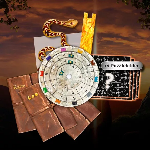 Exit - Das Spiel mit Puzzle: Der verschollene Tempel - DE, német nyelvű kooperatív puzzle-kaland