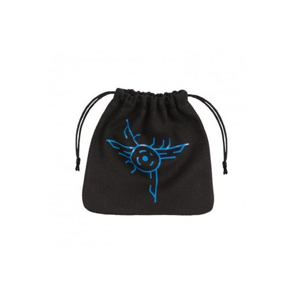 Galactic Black & blue Dice Bag-BGAL102