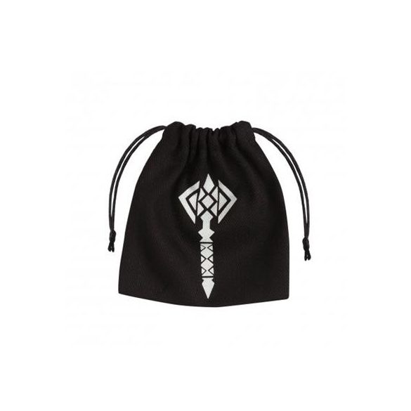 Hammer Black & glow-in-the-dark Dice Bag-BHAM101