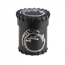 Dragon Black Leather Dice Cup-CDRA101