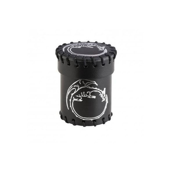 Dragon Black Leather Dice Cup-CDRA101