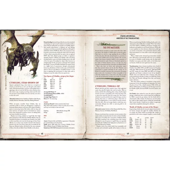 Call of Cthulhu RPG - Malleus Monstrorum Cthulhu Mythos Bestiary - EN-CHA23170-X