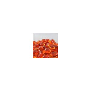 Chessex Gaming Glass Stones in Tube - Orange (40)-1123
