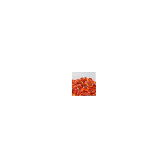 Chessex Gaming Glass Stones in Tube - Orange (40)-1123