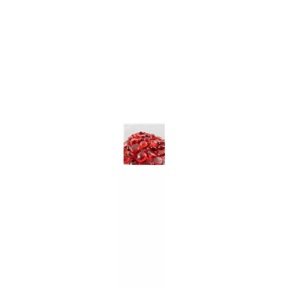 Chessex Gaming Glass Stones in Tube - Crystal Red (40)-1124