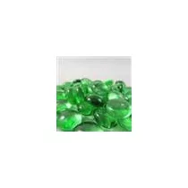Chessex Gaming Glass Stones in Tube - Crystal Light Green (40)-1135