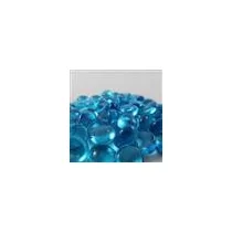 Chessex Gaming Glass Stones in Tube - Light Blue (40)-1136