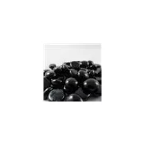Chessex Gaming Glass Stones in Tube - Black Glass (40)-1138