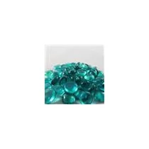Chessex Gaming Glass Stones in Tube - Crystal Teal (40)-1146
