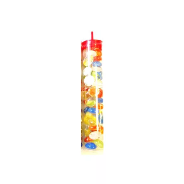 Chessex Gaming Glass Stones in Tube - Assorted Catseye (40)-1198