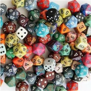 Chessex Dice Assortments Pound-o-Dice (80-100 Dice)-001LB