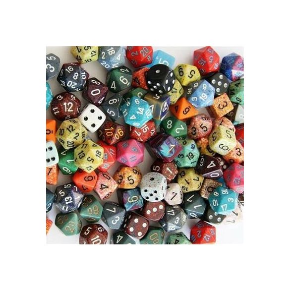 Chessex Dice Assortments Pound-o-Dice (80-100 Dice)-001LB