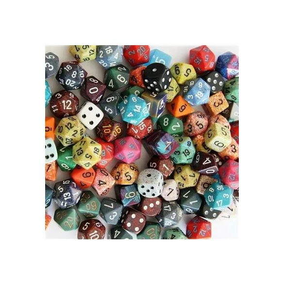 Chessex Dice Assortments Pound-o-Dice (80-100 Dice)-001LB