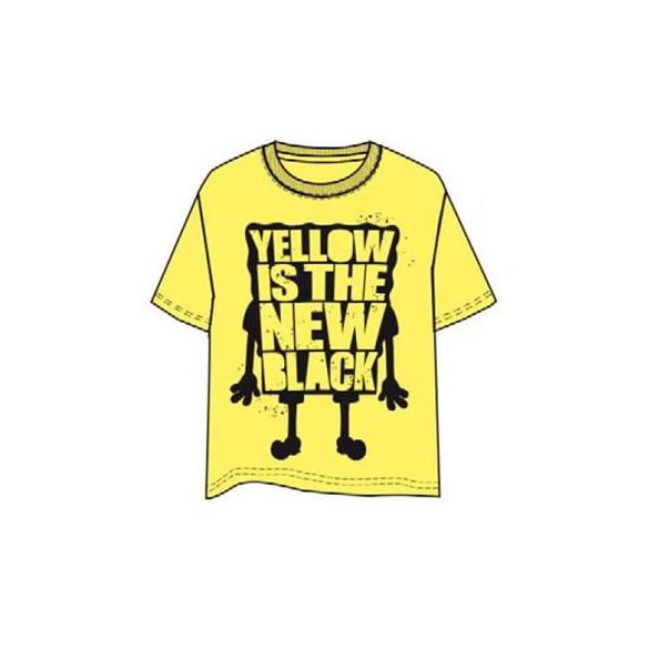 Spongebob Yellow is the new black T-Shirt-CCE4357S