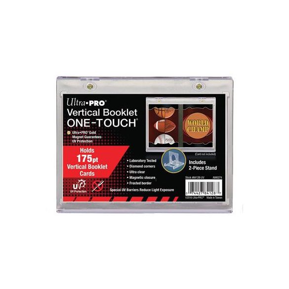 UP - Vertical Booklet Card Holder - UV ONE-TOUCH-84128