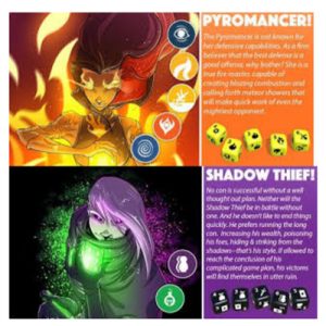 Dice Throne S1R Box 3 Pyromancer v Shadow Thief - EN-ROX638