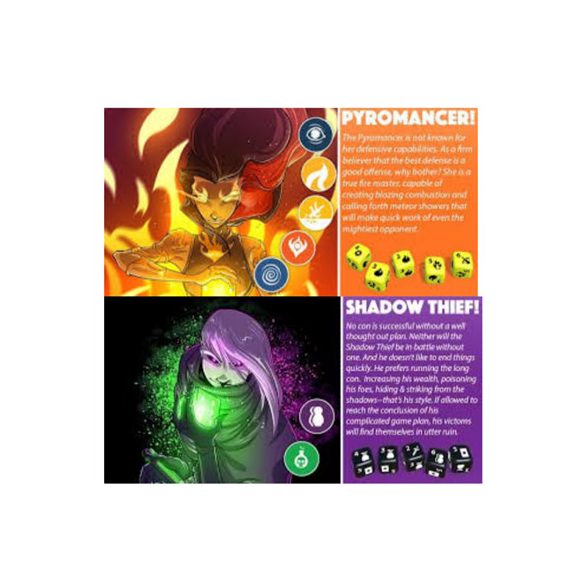Dice Throne S1R Box 3 Pyromancer v Shadow Thief - EN-ROX638