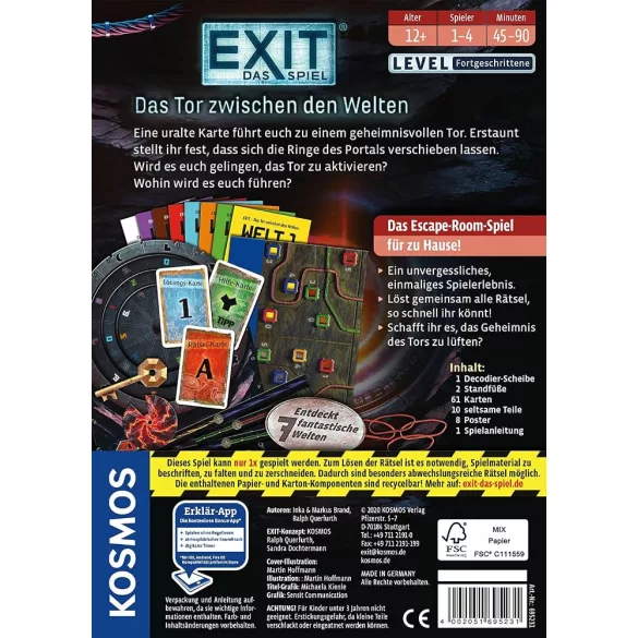 EXIT Das Spiel - Das Tor zwischen den Welten - DE-695231