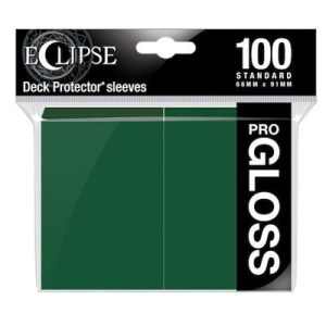 UP - Standard Sleeves - Gloss Eclipse - Forest Green (100 Sleeves)-15605