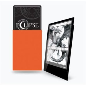 UP - Standard Sleeves - Gloss Eclipse - Pumpkin Orange (100 Sleeves)-15607