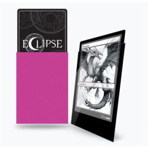UP - Standard Sleeves - Gloss Eclipse - Hot Pink (100 Sleeves)-15609