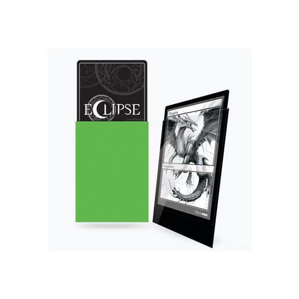 UP - Standard Sleeves - Gloss Eclipse - Lime Green (100 Sleeves)-15606