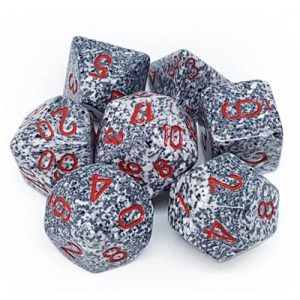 Chessex Speckled Polyhedral 7-Die Set - Granite-25320