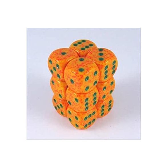 Chessex Speckled 16mm d6 with pips Dice Blocks (12 Dice) - Lotus-25712