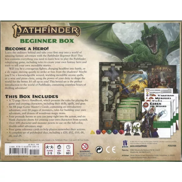 Pathfinder Beginner Box (P2) - EN-PZO2106