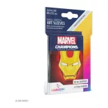 Gamegenic - Marvel Champions Art Sleeves - Iron Man (50+1 Sleeves)-GGS10091ML