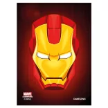 Gamegenic - Marvel Champions Art Sleeves - Iron Man (50+1 Sleeves)-GGS10091ML