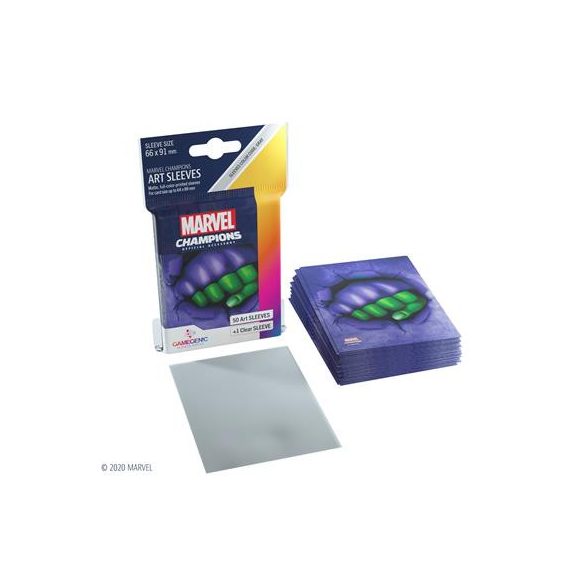 Gamegenic - Marvel Champions Art Sleeves - She-Hulk (50+1 Sleeves)-GGS10095ML
