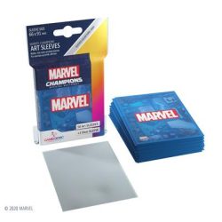 Gamegenic - Marvel Champions Art Sleeves - Marvel Blue (50+1 Sleeves)-GGS10106ML