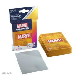 Gamegenic - Marvel Champions Art Sleeves - Marvel Orange (50+1 Sleeves)-GGS10107ML