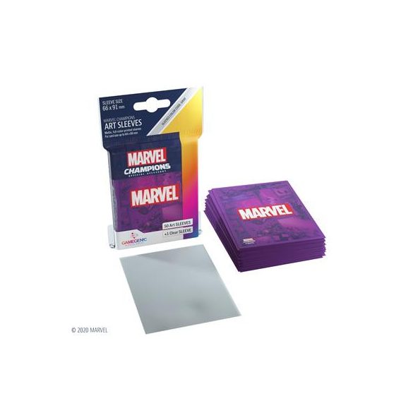 Gamegenic - Marvel Champions Art Sleeves - Marvel Purple (50+1 Sleeves)-GGS10108ML