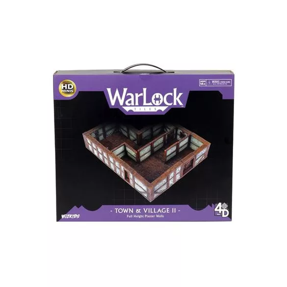 WarLock Tiles: Town & Village II - Full Height Plaster Walls-16511
